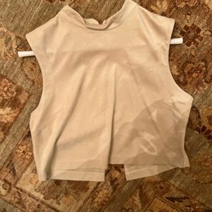 Hazel Boutique Cotton Candy LA Suede Crop Top